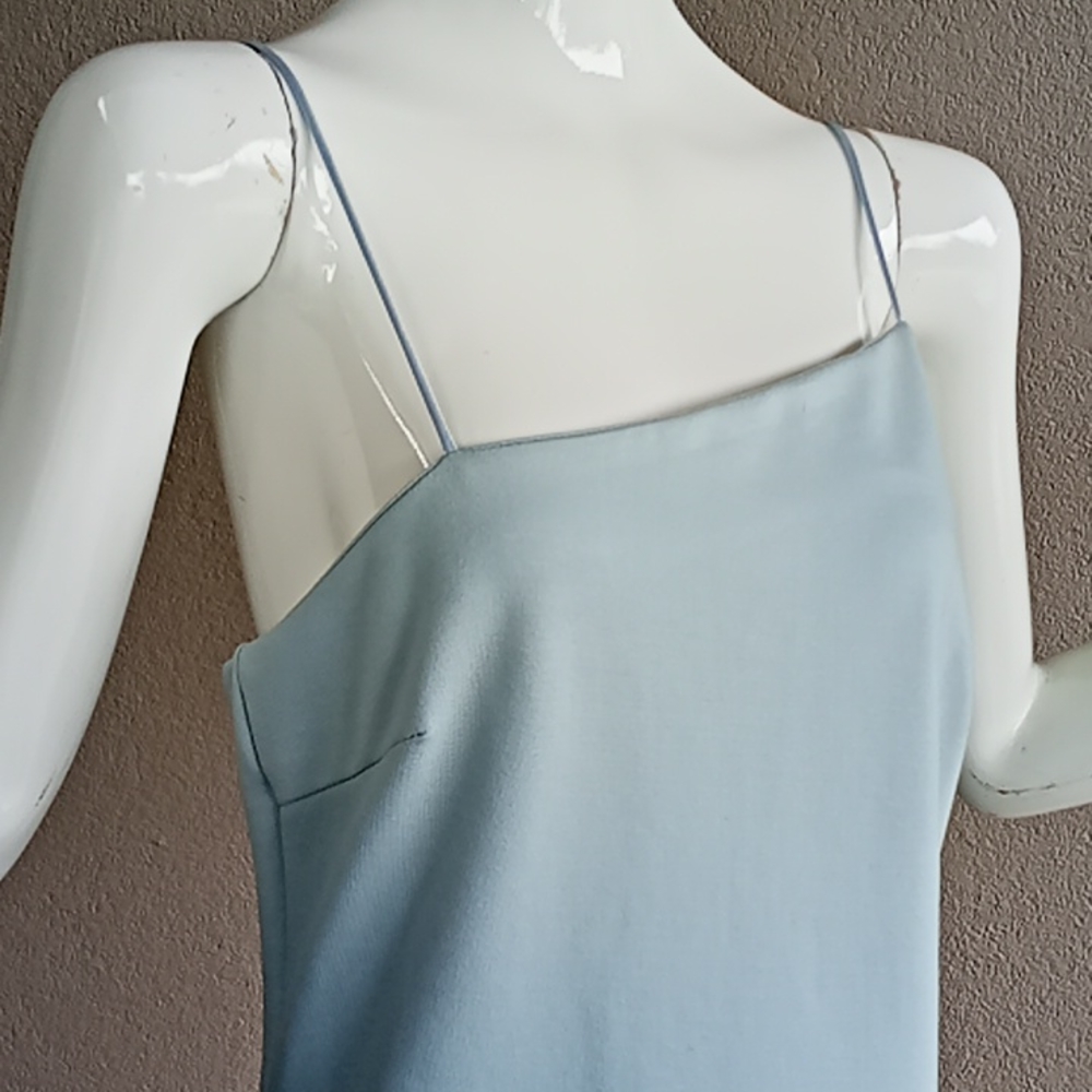 Whyte Valentine light blue fitted dress size 12 - Picture 2 of 7